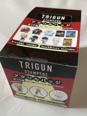 Trigun Stampede Acrylic Badge Box