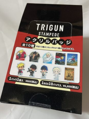 Trigun Stampede Acrylic Badge Box