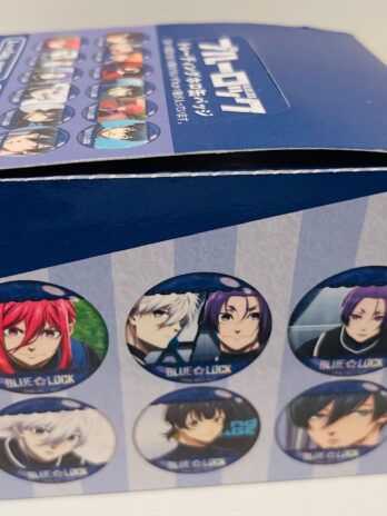 Blue Lock box of 12 Holo Can Badges